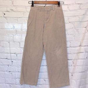 Vineyard Vines Khaki Corduroy Dress Pants Boy’s Size 7 Excellent Condition